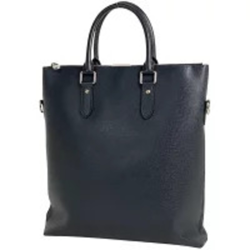 Louis Vuitton Tote Anton Marine Shoulder Taiga Blue Bag Leather - Picture 2 of 7